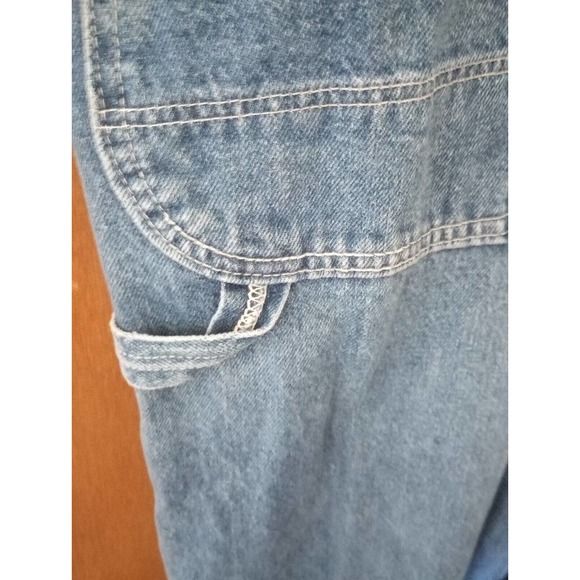 Key Imperial Vintage Work Farm Trucker Bib Overall Men 44 X 29 USA Vtg Carpenter - Picture 9 of 11